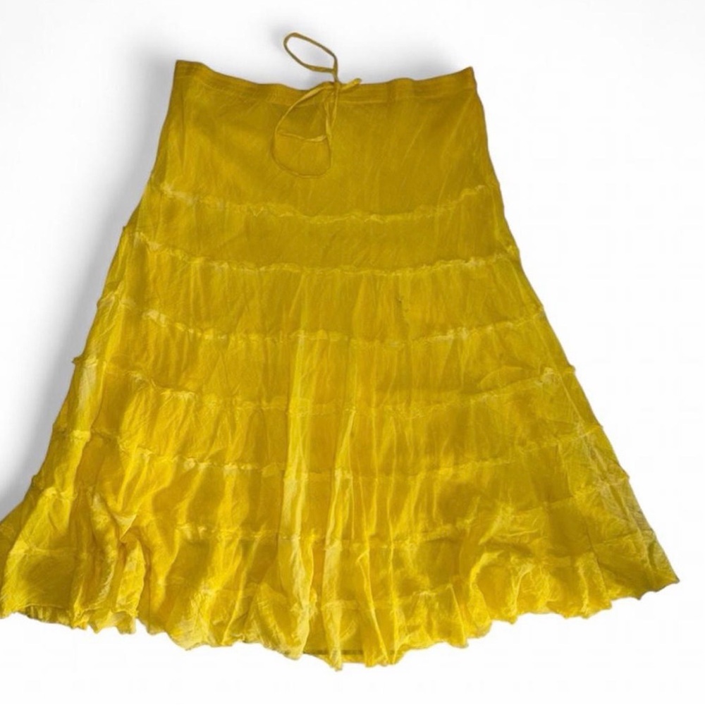 Vintage
Andi and James Maxi Skirt Tiered
Yellow Patchwork Boho Fairy
Whimsigoth